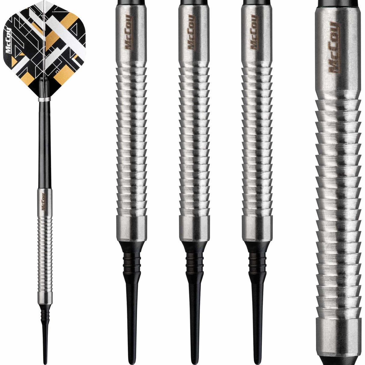 McCoy Sabergrip - 90% Soft Tip Tungsten - Silver