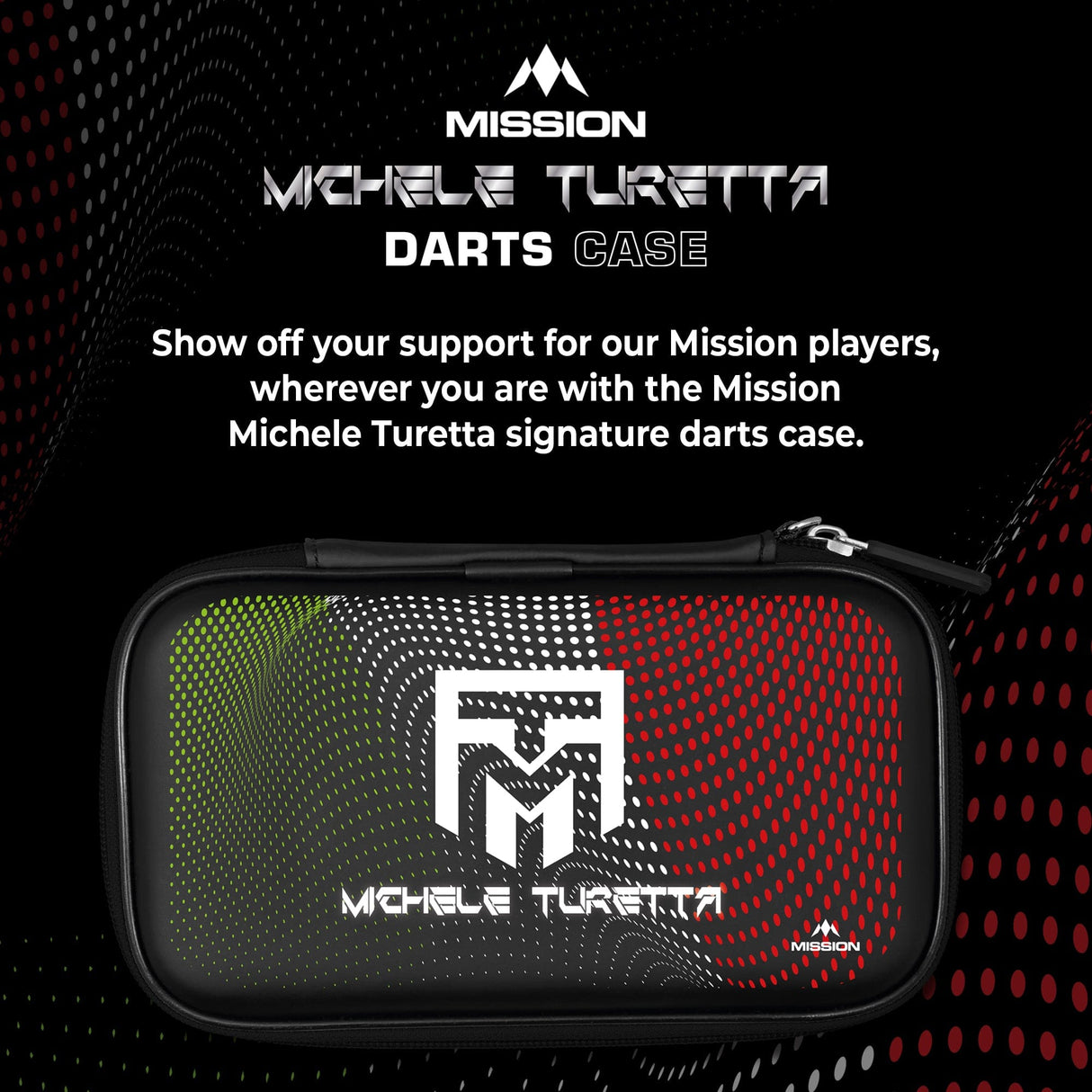 Mission Darts Players- EVA Dart Case - Michele Turetta