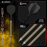 Mission Mike De Decker R2.5 Darts - Stahlspitze - 95% Tungsten - V2