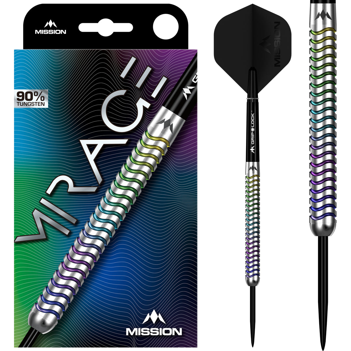 Mission Mirage Darts - Stahlspitze - 90% Tungsten