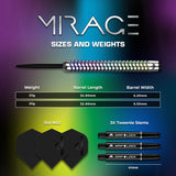 Mission Mirage Darts - Stahlspitze - 90% Tungsten