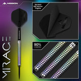 Mission Mirage Darts - Stahlspitze - 90% Tungsten