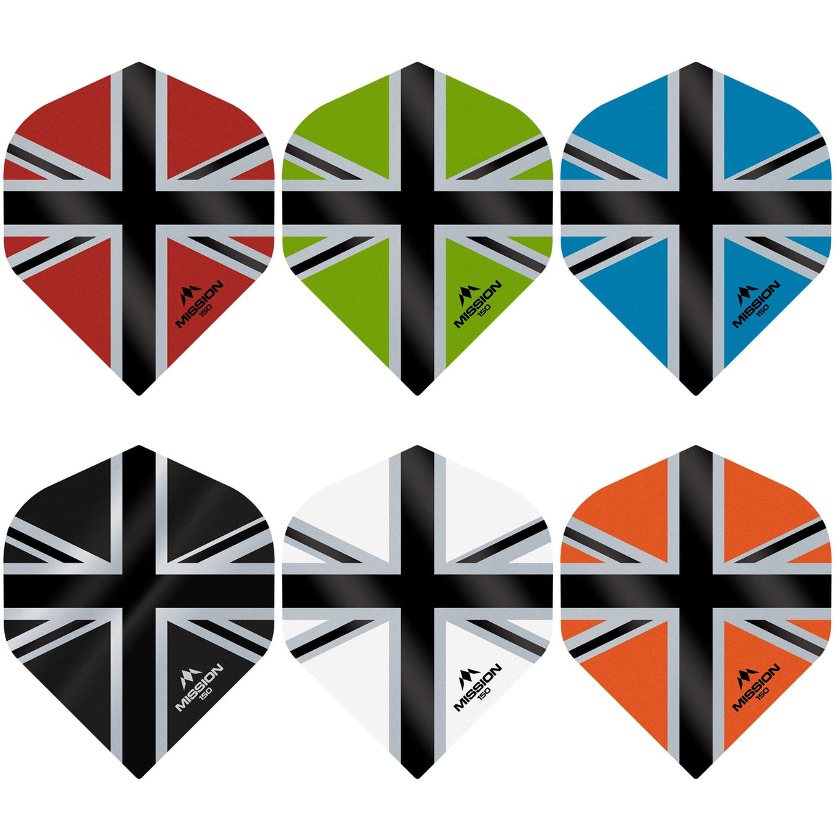 *Mission Alliance-X Union Jack Dart Flights - 150 - No2