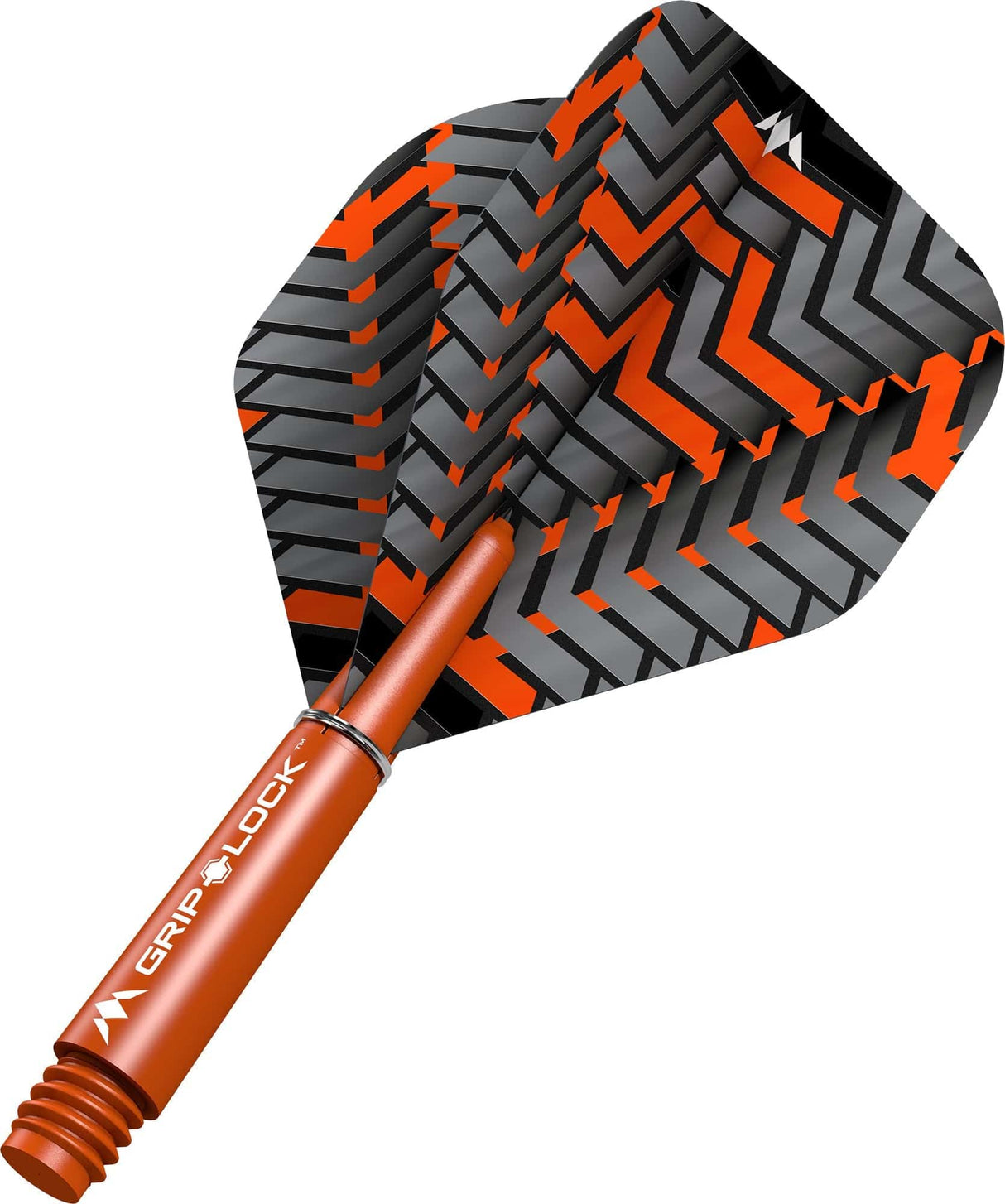 Mission Vex Dart Flights Combo With Griplock Shafts Orange / Short