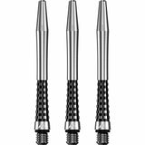 Mission Atom13 Aluminium Shafts - Natural Metal Stems - Black