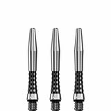Mission Atom13 Aluminium Shafts - Natural Metal Stems - Black
