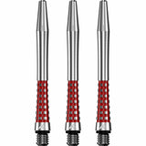 Mission Atom13 Aluminium Shafts - Natural Metal Stems - Red
