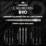 Mission Caliburn EVO Dartspitzen - GV-Logo