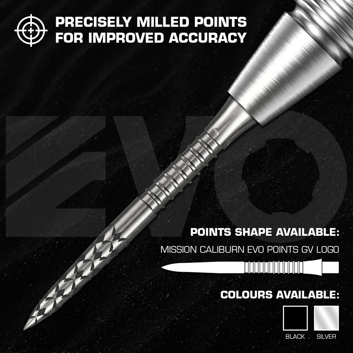Mission Caliburn EVO Dartspitzen - GV-Logo