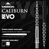 Mission Caliburn EVO Dartspitzen - Mission Logo