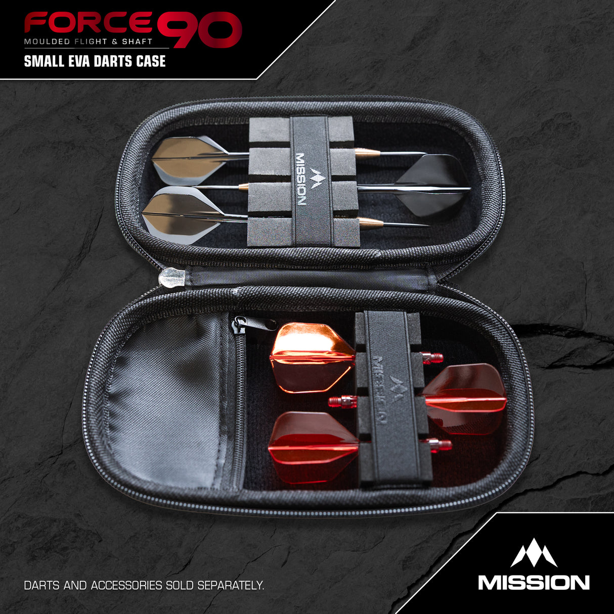 Mission Force 90 Dart Case - EVA Formgepresstes Wallet - Slim