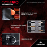 Mission Force 90 Dart Case - EVA Formgepresstes Wallet - Slim