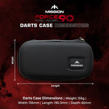 Mission Force 90 Dart Case - EVA Formgepresstes Wallet - Slim