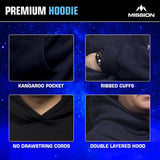 Mission Darts - Premium Hoodie - Schwarz