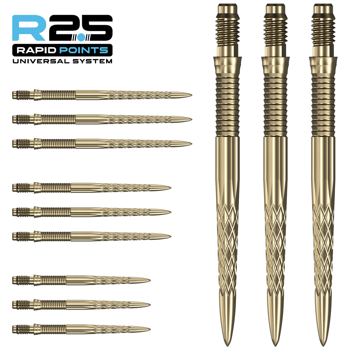 Mission R2.5 Rapid Dartspitzen - Stahlspitze - DSX