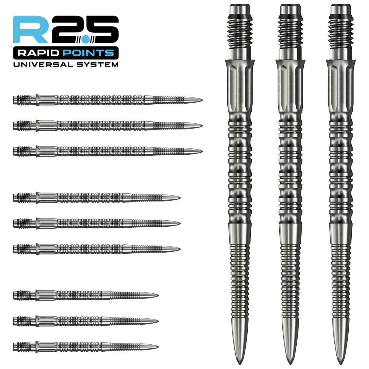 Mission R2.5 Rapid Dartspitzen - Stahlspitze - GV2