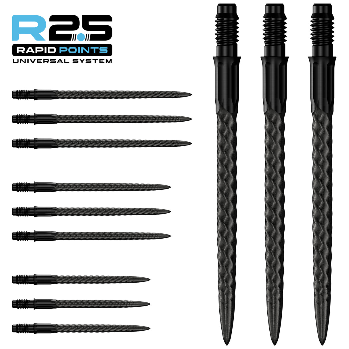 Mission R2.5 Rapid Dartspitzen - Stahlspitze - RVX