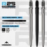 Mission R2.5 Rapid Dartspitzen - Stahlspitze - SM1
