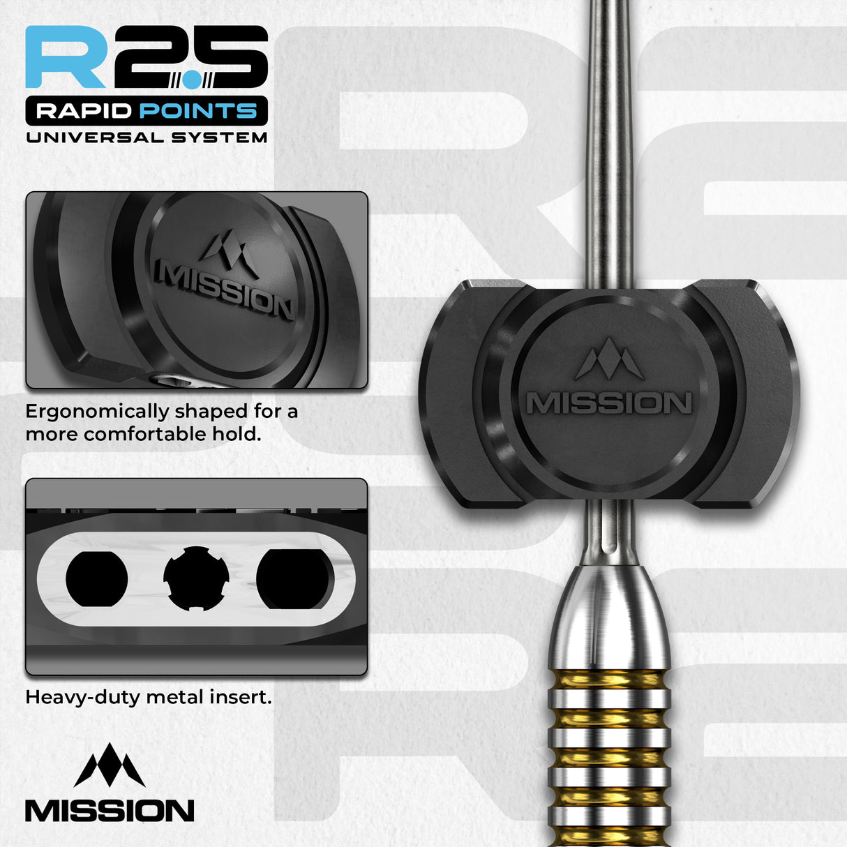 Mission R2.5 Rapid Dartspitzen - Punktwechselwerkzeug