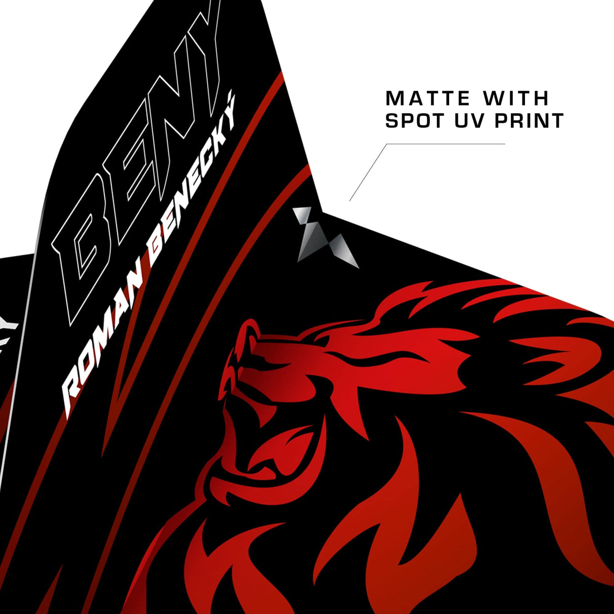 *Mission Solo Dart Flights - 100 Micron - No2 - Std - Roman Benecky