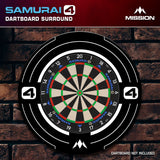 Mission Samurai 4 Dartboard Surround – Weiß