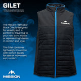 Mission Teamwear - Weste - Schwarz - Erwachsene