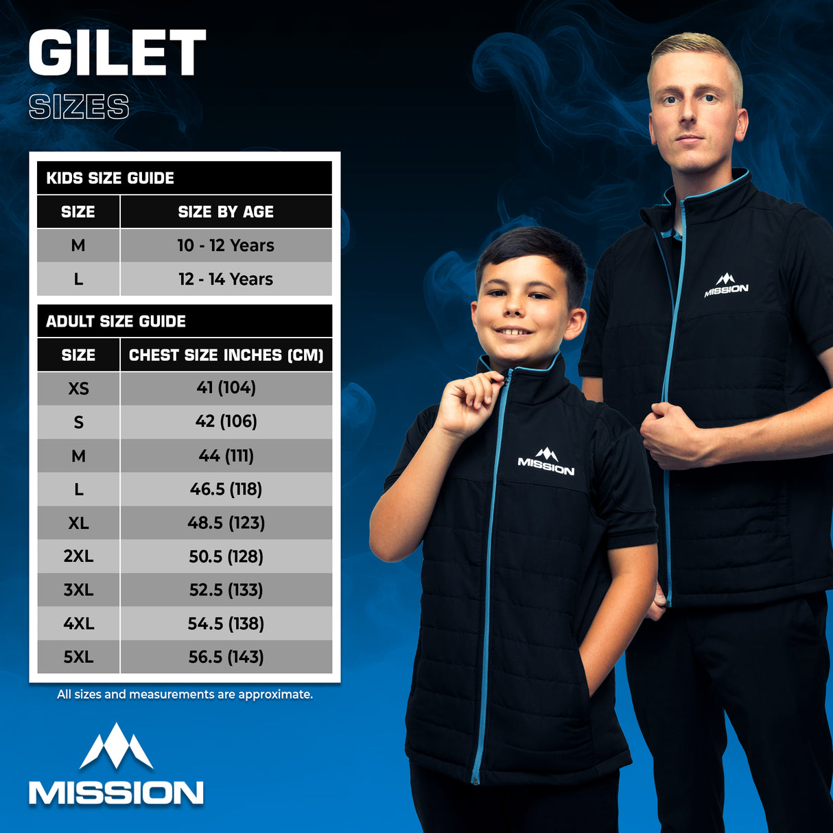 Mission Teamwear - Weste - Schwarz - Jungen