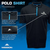 Mission Teamwear - Poloshirt - Schwarz - Jungen