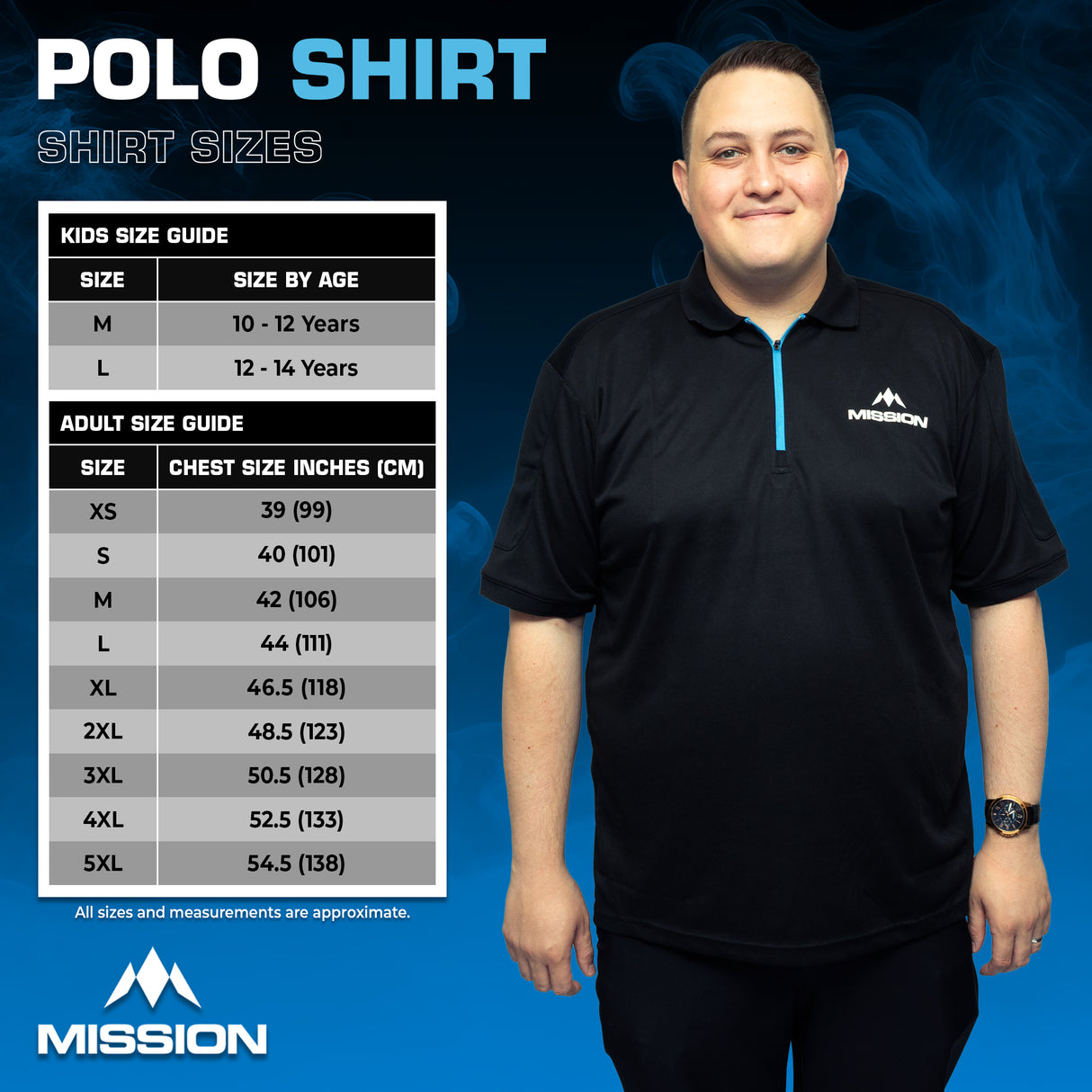 Mission Teamwear - Poloshirt - Schwarz - Jungen