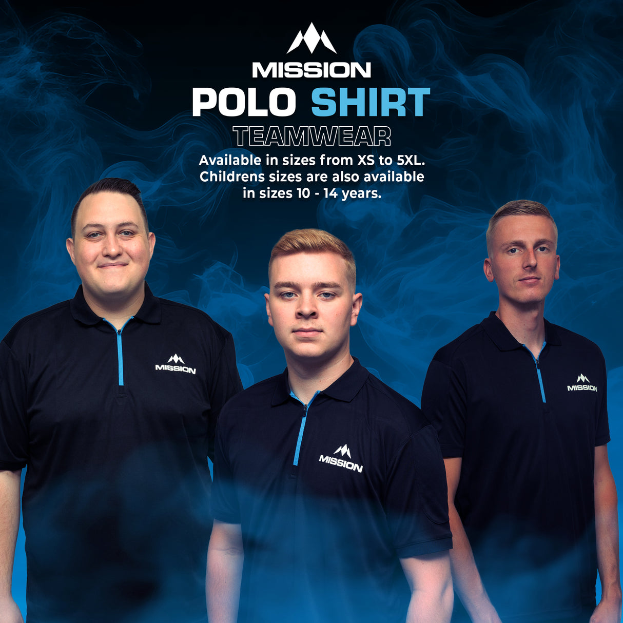 Mission Teamwear - Poloshirt - Schwarz - Jungen