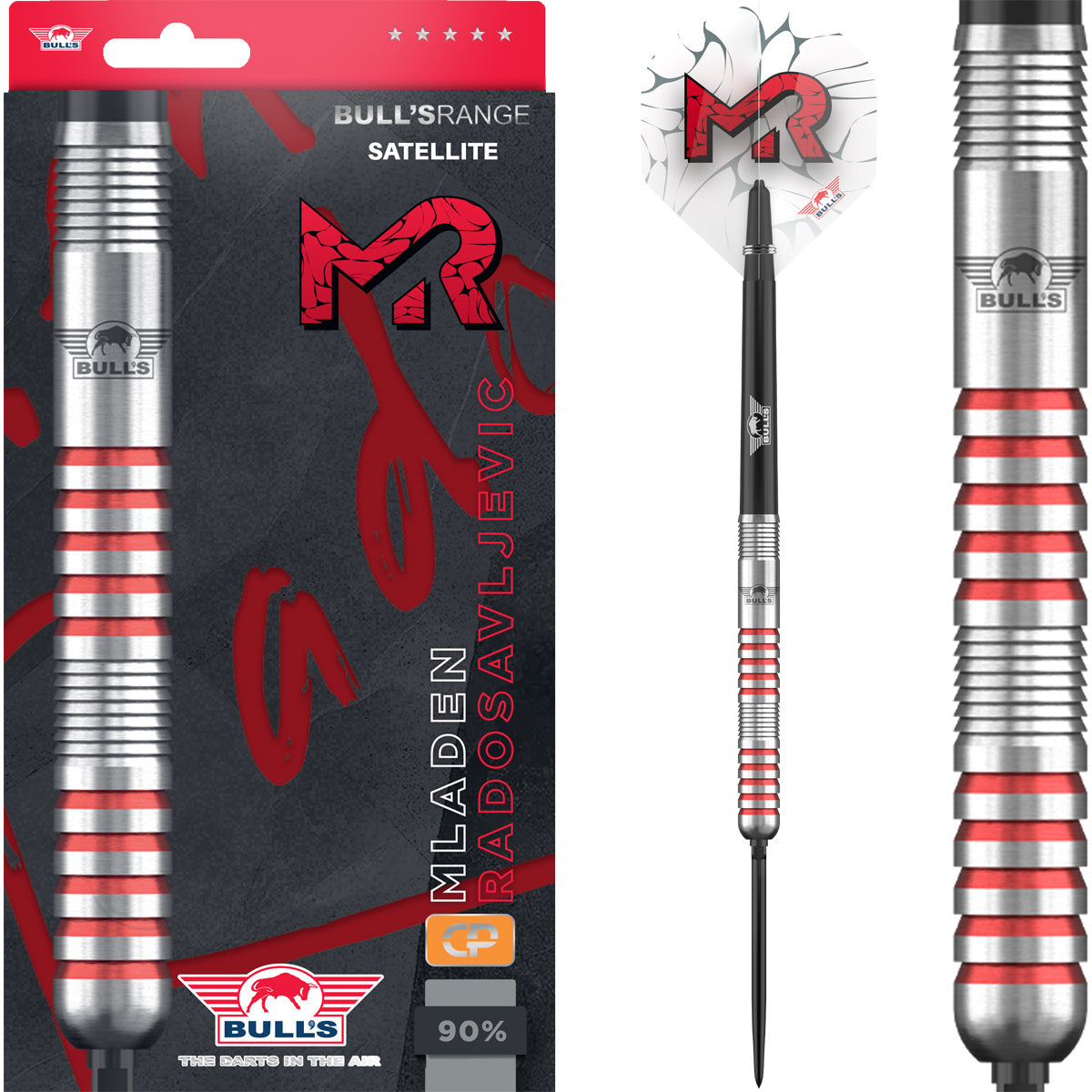 Bulls Mladen Radosavljevic CP Darts - Stahlspitze - 90% Tungsten