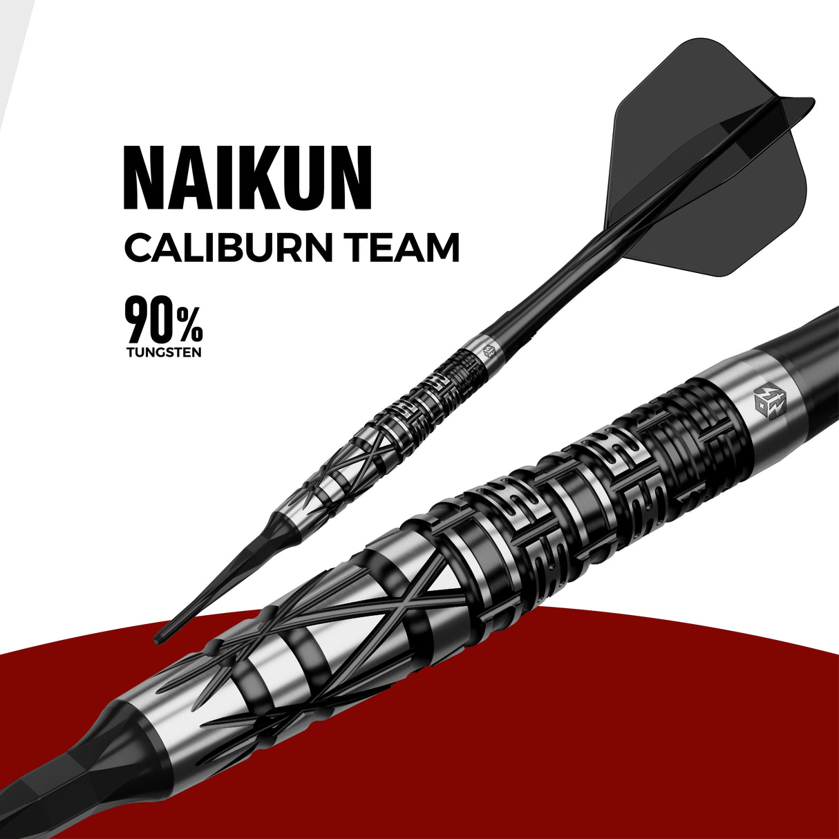 Caliburn Players Darts - Welche Spitze - 90% Tungsten - Obsidian: Naikun