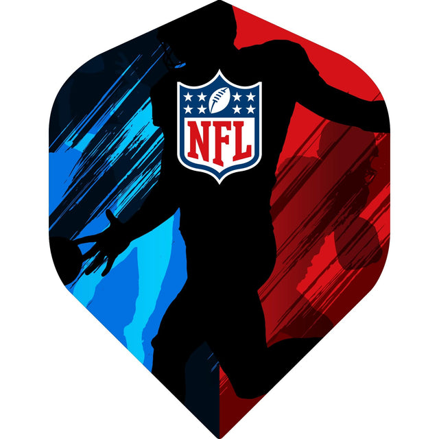 NFL - Dart Flights - Official Licensed - No2 - Std - NFL Brand - Silhouette