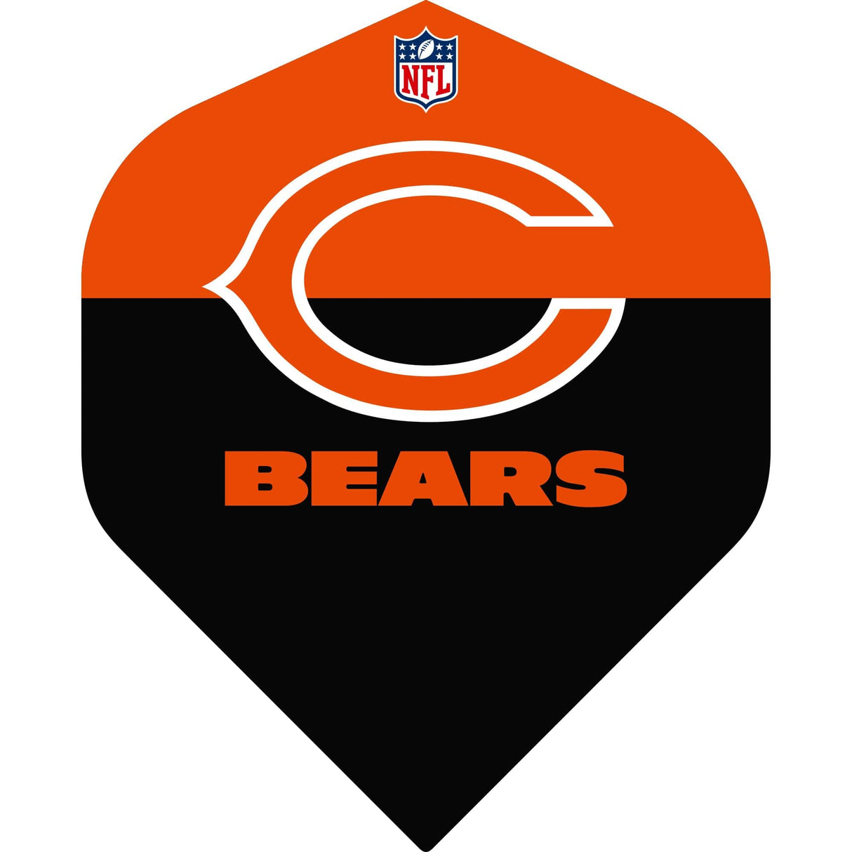 NFL - Dart Flights - Official Licensed - No2 - Std - Chicago Bears