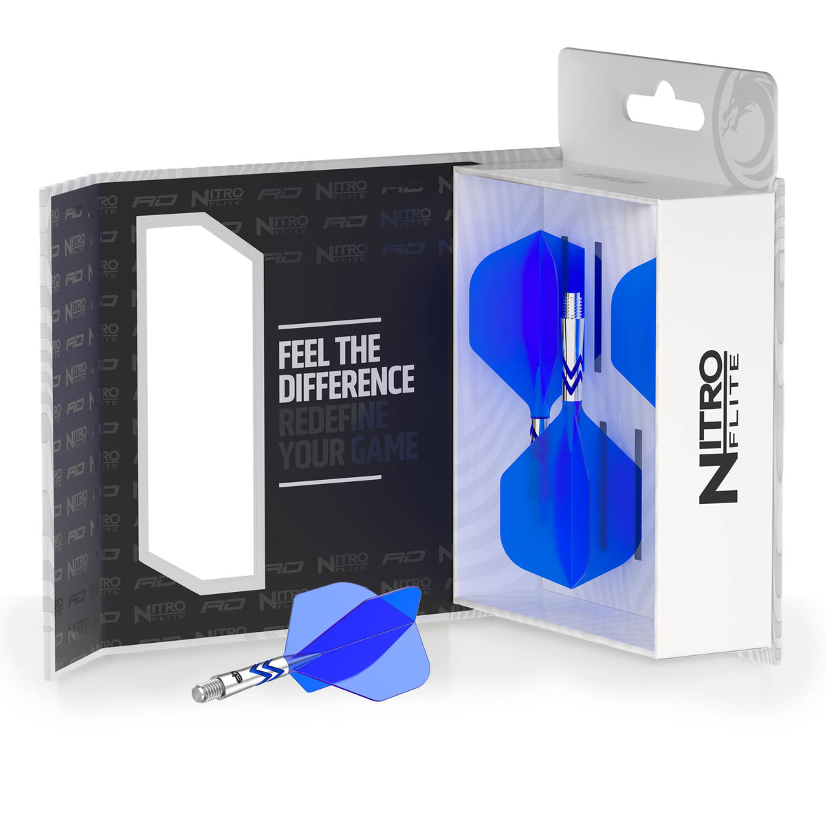 Red Dragon Nitro Flite - Aluminium Integriertes Flight-System - Standard No2 - Gerwyn Price