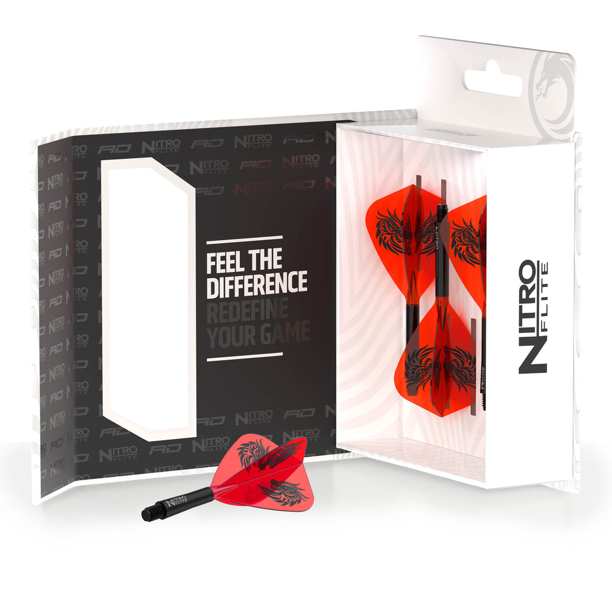 Red Dragon Nitro Flite - Integriertes Flightsystem - Drachen - Jonny Clayton