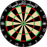 Newcastle United FC – Offiziell lizenziert – Professionelle Dartscheibe – Wappen und Wortmarke