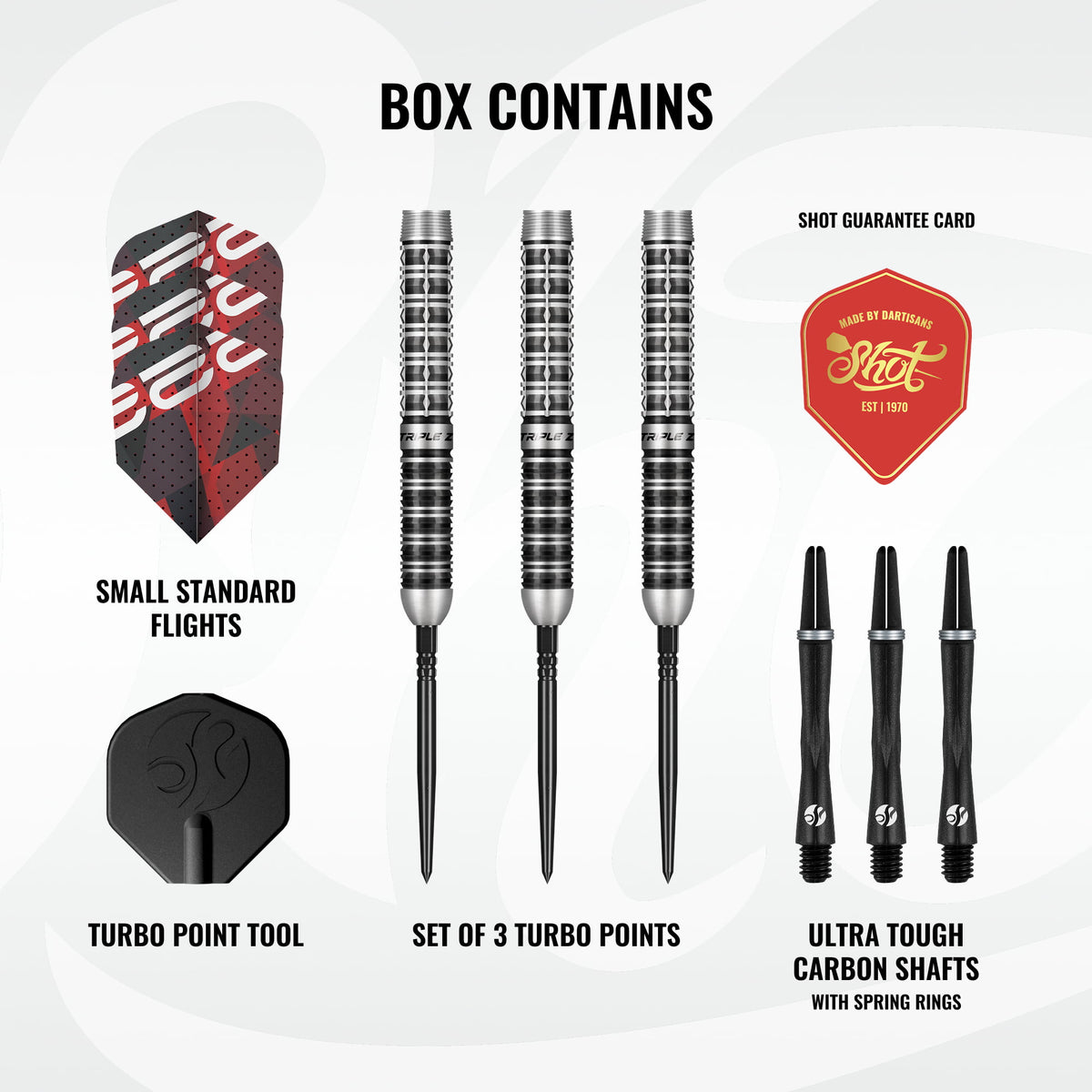 Shot Pro Series TP Darts - Stahlspitze - 90% Tungsten - Niels Zonneveld 2.0