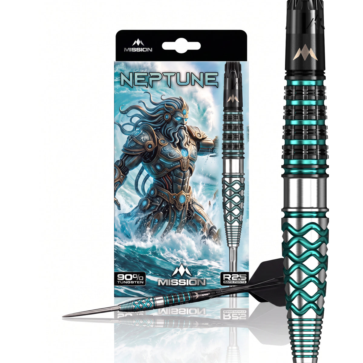 Mission Neptune R2.5 Darts - Stahlspitze - 90% Tungsten