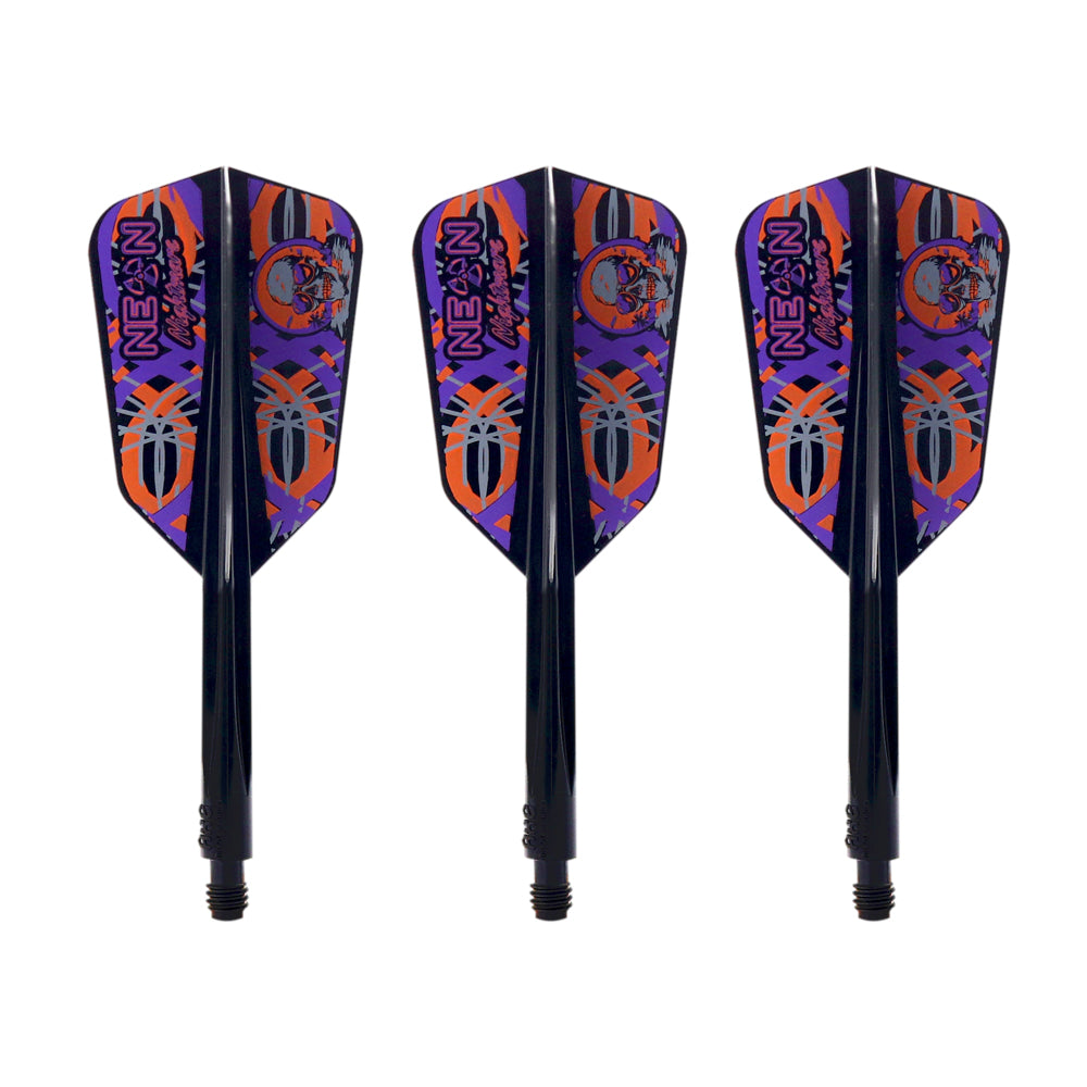 Condor AXE Dart Flights - Neon Nightmare 3 - Schlank