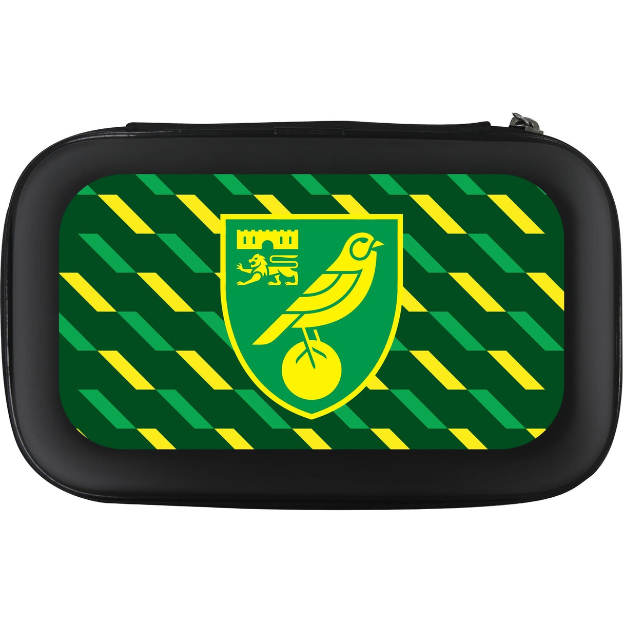 Norwich City FC – Offiziell lizenziert – The Canaries – Dart-Etui – W3 – Volle Streifen – Wappen