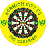 Norwich City FC - Official Licensed - The Canaries - Dartboard Surround - S3 - Yellow