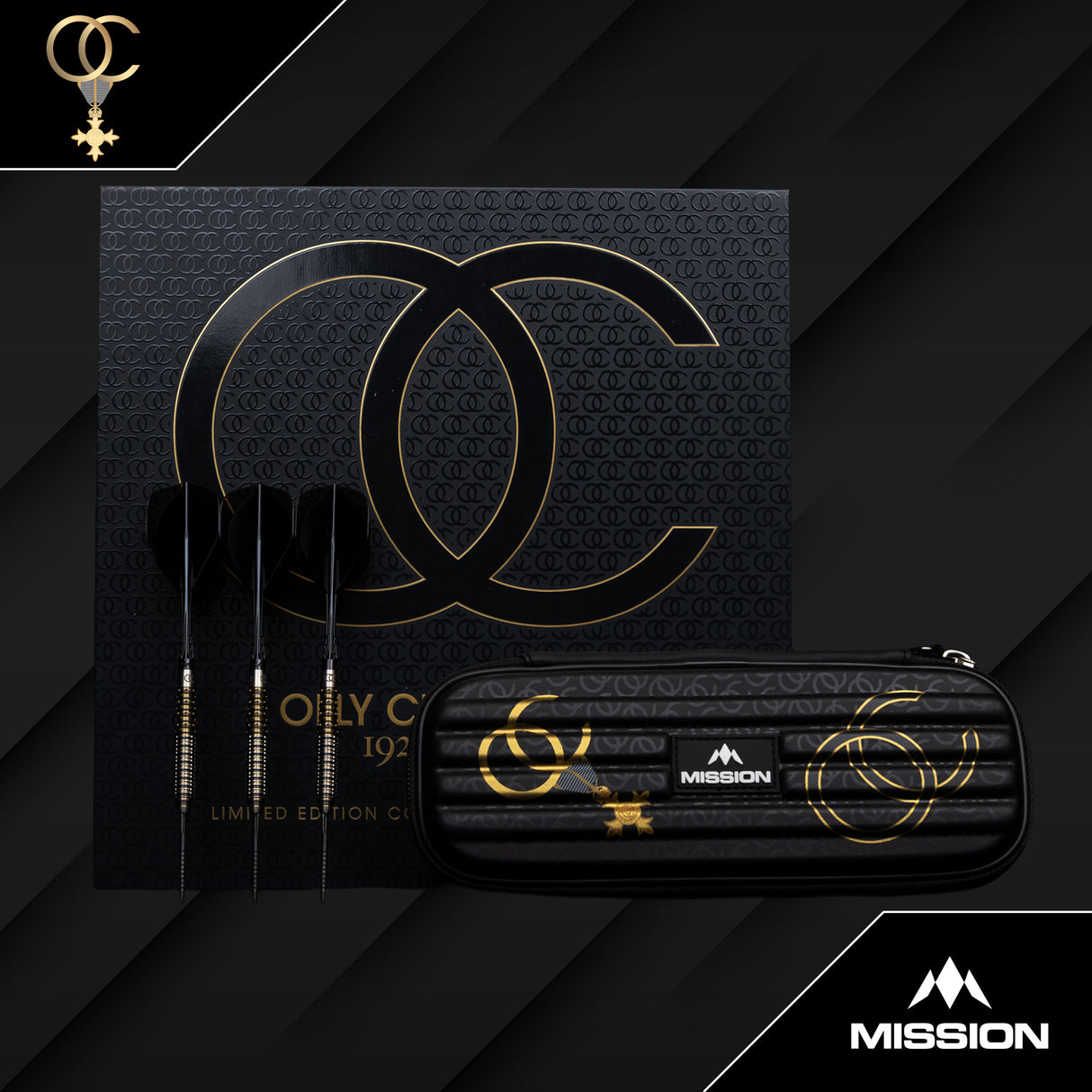 Mission Olly Croft OBE Darts - Stahlspitze - 95% Tungsten - Limited Edition - 24g