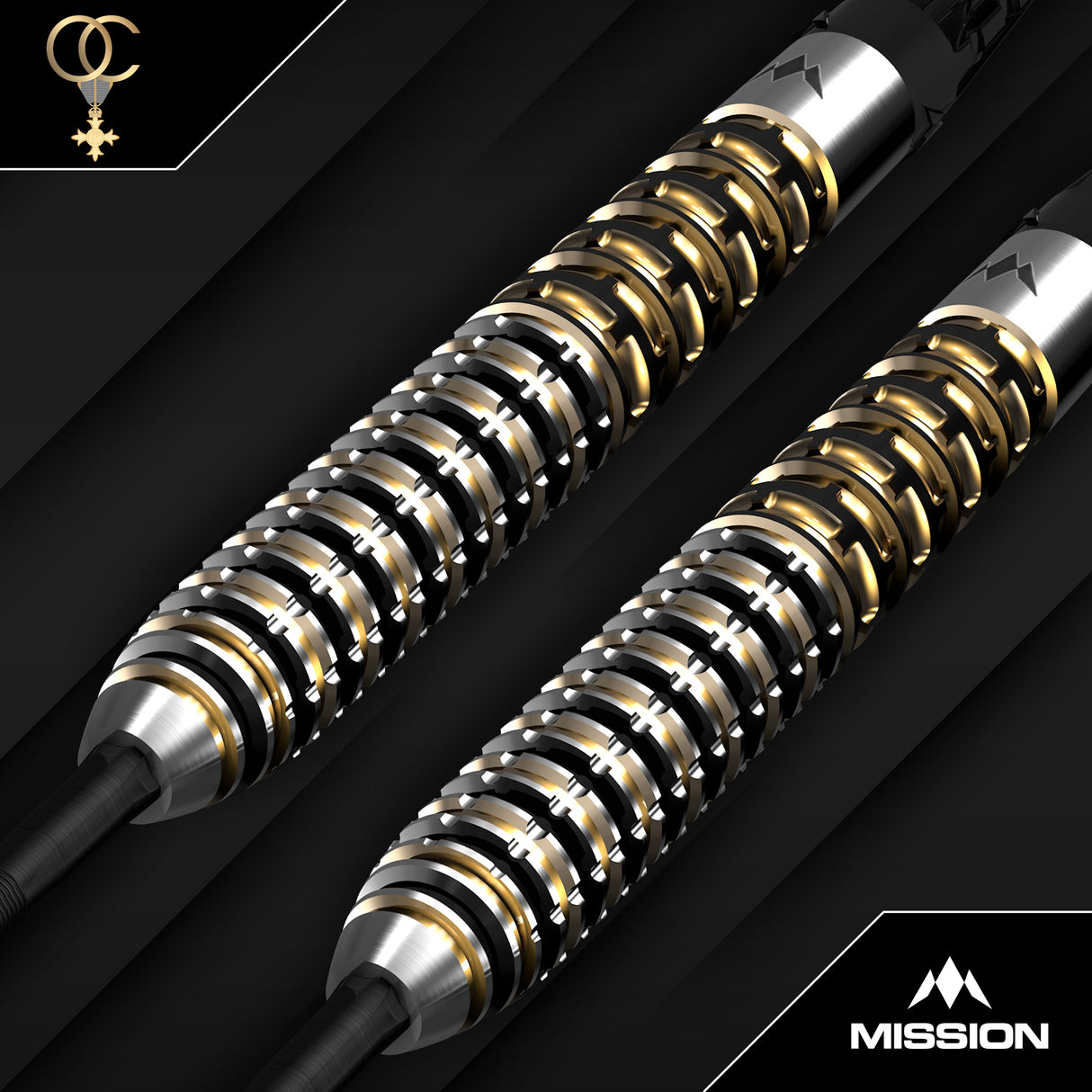 Mission Olly Croft OBE Darts - Stahlspitze - 95% Tungsten - Limited Edition - 24g