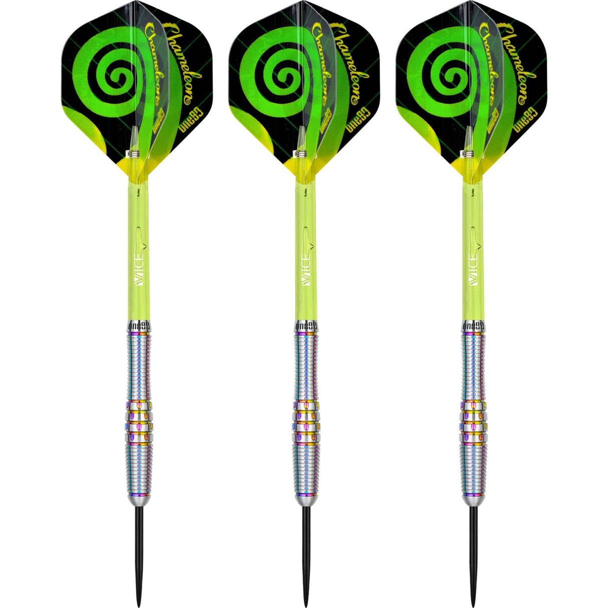 One80 Chameleon Darts - Steel Tip - Citrine