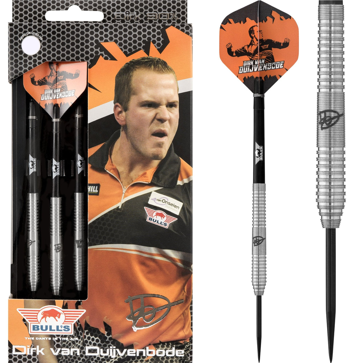 Bulls Dirk van Duijvenbode Darts – Stahlspitze – Der Titan