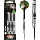 Bulls Tank Darts - Steel Tip Nickel Silver - Twin Knurl 20g