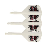 *Condor AXE Dart Flights - Devon Petersen - Small - African Warrior - Inspiration 2 - White
