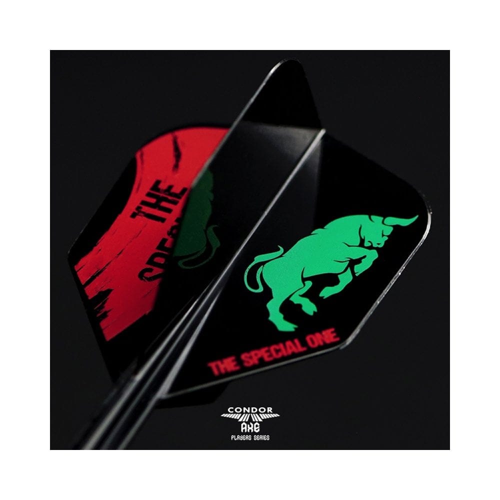 Condor AXE Dart Flights - Jose De Sousa - Small - The Special One 2 - Black