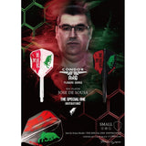 Condor AXE Dart Flights - Jose De Sousa - Small - The Special One 2 - Black